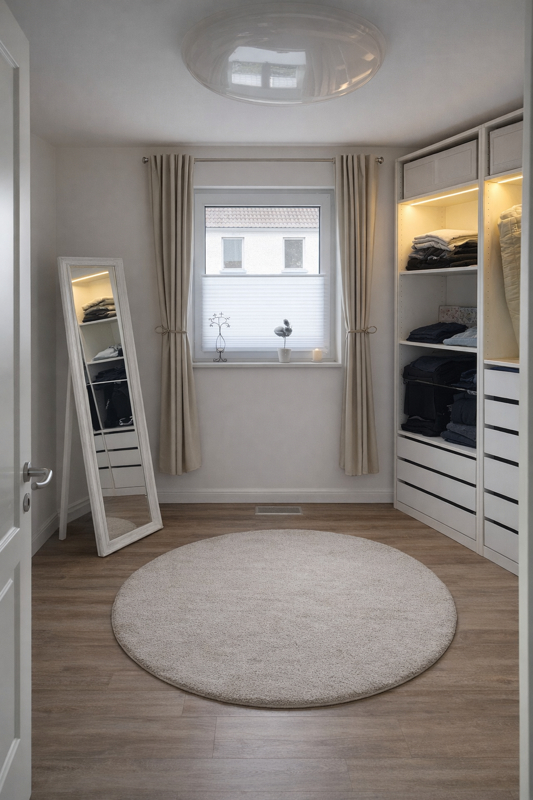 Ankleidezimmer Doppelhaush�lfte Prisdorf