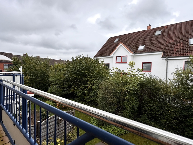Blick vom Balkon Etagenwohnung Bad Segeberg