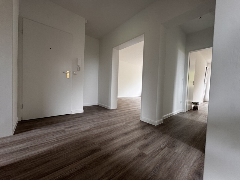 Blick Eingang Wohnen Erdgeschosswohnung Rellingen