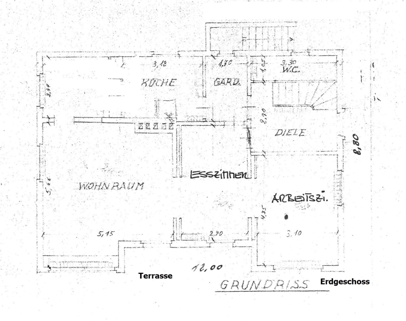 Grundriss EG Einfamilienhaus Pinneberg